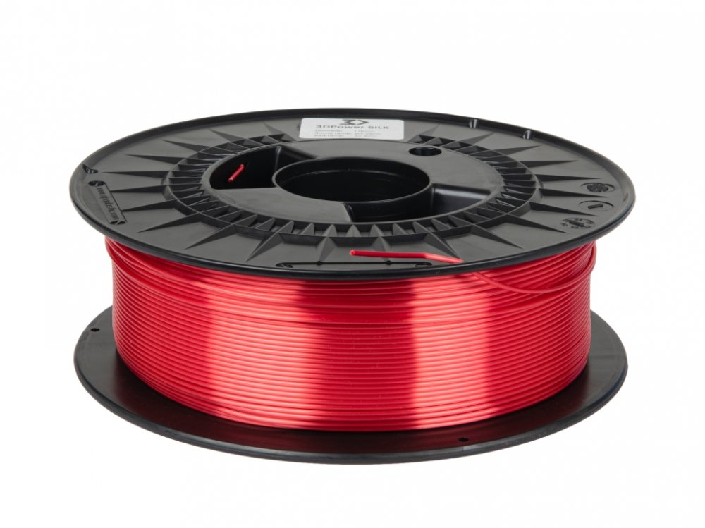 Filament 3D power Silk - červená 1kg,Filament 3D power Silk - červená 1kg