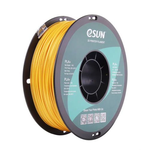 eSUN PLA+ filament zlatý (1,75 mm; 1 kg)
