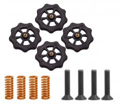Set of wheels and springs for heatbed leveling Ender 3