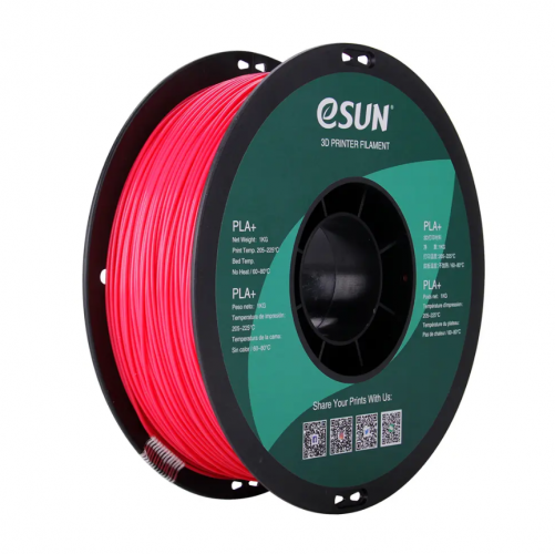 eSUN PLA+ filament tmavo ružový (1,75 mm; 1 kg)