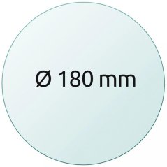 Sklenená tlačová podložka Ø 180 mm
