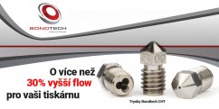 Bondtech CHT potiahnutá tryska pre MK8 hotendy