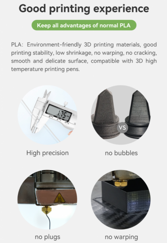 eSUN PLA+ filament černý (1,75 mm; 1 kg)