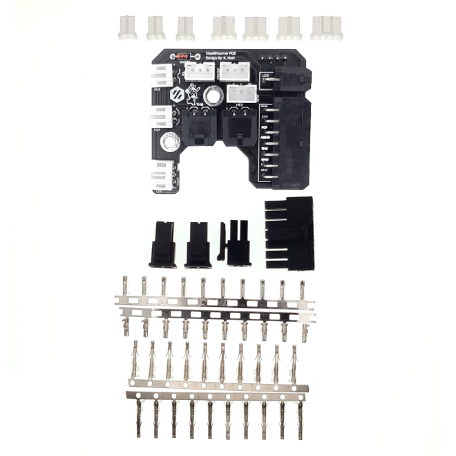 Řídící deska Stealthburner Toolhead sestavená, s konektory