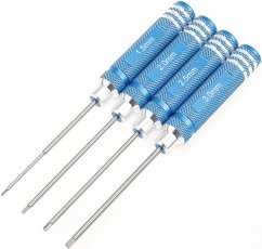 Set of 4 Allen screwdrivers 1.5 - 3 mm