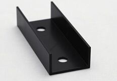 Profile connector EN AW 6060 - Color: Grey