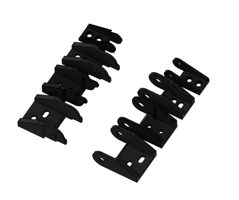 Koncovky energořetězu - Typ konektora: Samice, Veľkosť: 10 x 10 mm