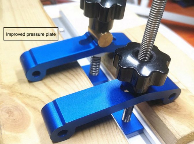 Clamps for CNC on wood or aluminum