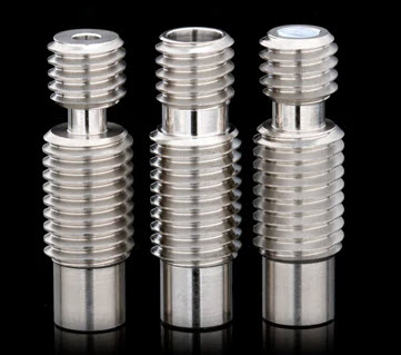 Heatbreak E3D V6 - Průměr filamentu: 2,85/3,0 mm, Typ heatbreaku: jádro PTFE 4,1 mm (neprůchozí)