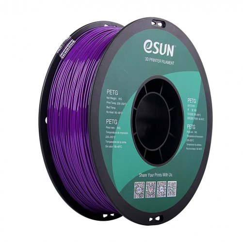 eSUN PETG filament fialový (1,75 mm; 1 kg)