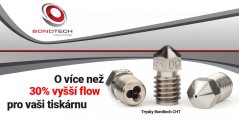Bondtech CHT potažená tryska pro MK8 hotendy