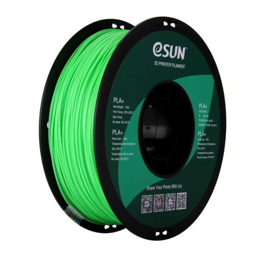 eSUN PLA+ filament light green (1.75 mm; 1 kg)