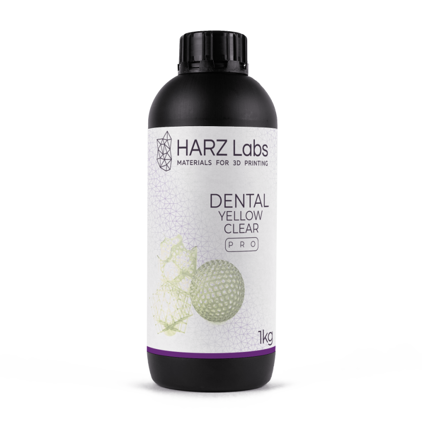 HARZ Labs Dental Yellow Clear PRO Resin