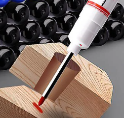 Popisovač s extra dlhým hrotom - Barva: Zelená