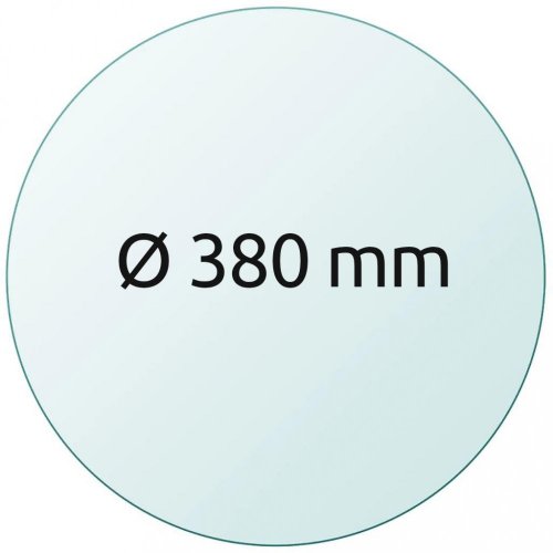 Sklenená tlačová podložka Ø 380 mm