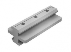 Plastic slider for aluminium profile