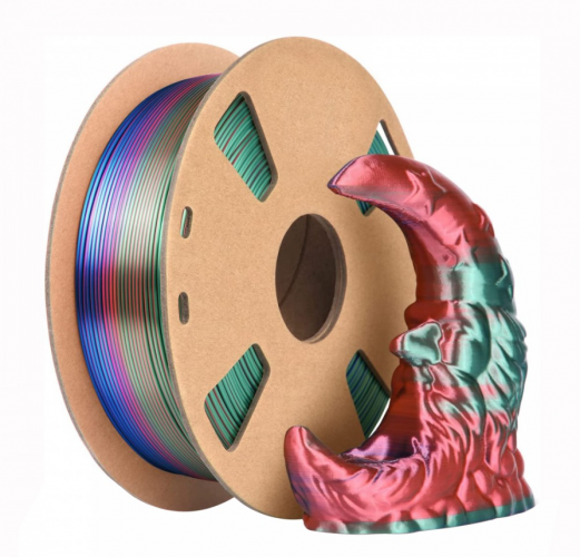3-Color Silk Magic filament PLA - trojfarebná struna pre 3d tlač
