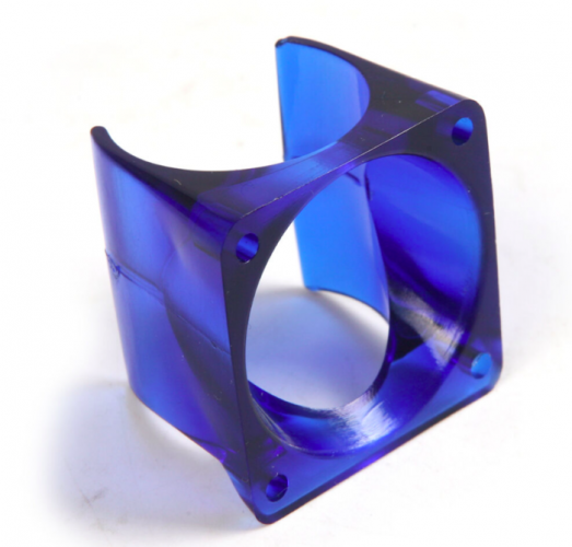 Držák ventilátoru heatsinku E3D V5/V6 - Barva: Modrá, Typ heatsinku: E3D V5