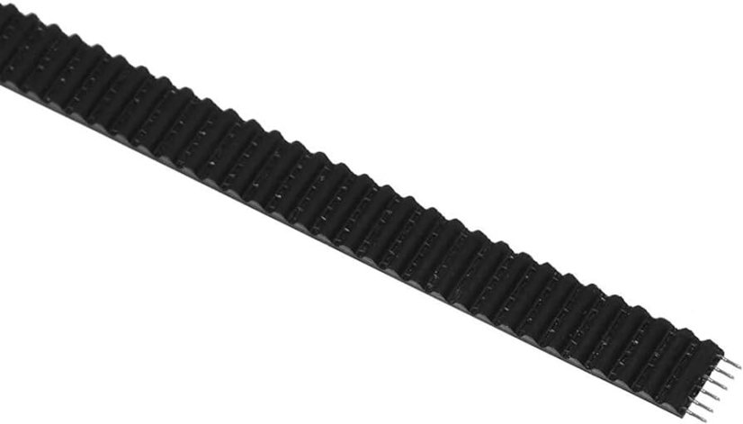 Remeň s oceľovým vláknom GT2 - 6 mm - Barva: Černá
