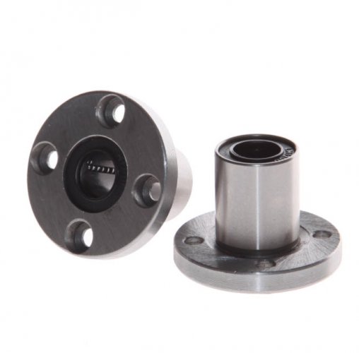 Linear bearing with round flange LMF - Type of bearing: LMF12LUU