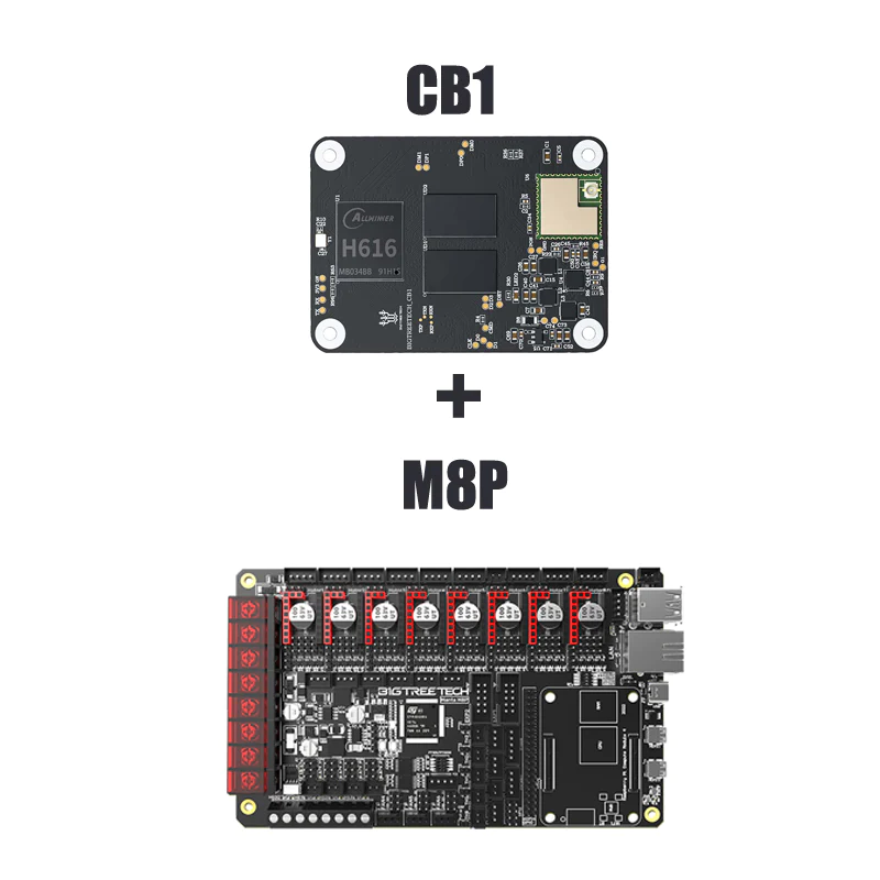 Řídící deska Manta M8P V2.0 + Mikropočítač CB1 V2.2 od BIGTREETECH