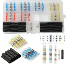Set of solder joints - shrink tubes with tin, set of 250 pcs