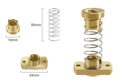 Bezvůlová trapézová matice T8 x 8 mm