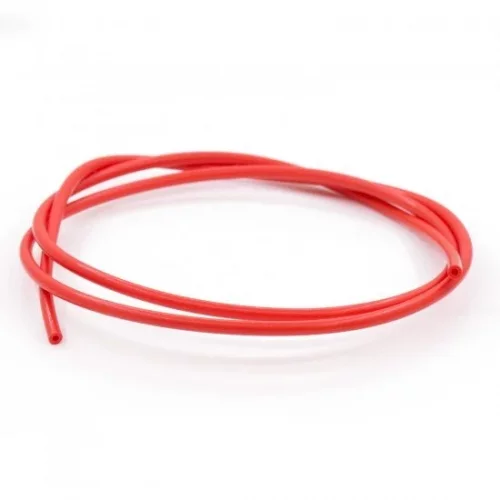Rurka PTFE na filament 1,75 mm (cena za centymetr) - więcej kolorów - Kolor: Czerwony