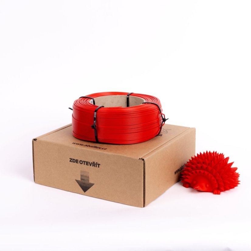 Filament Abaflex PLA - czerwony 1kg 1,75 mm