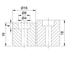 Silikonowe rozgraniczniki do hotbedu łóżek 4szt.