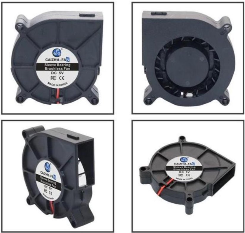 24V Radiální ventilátor 6015