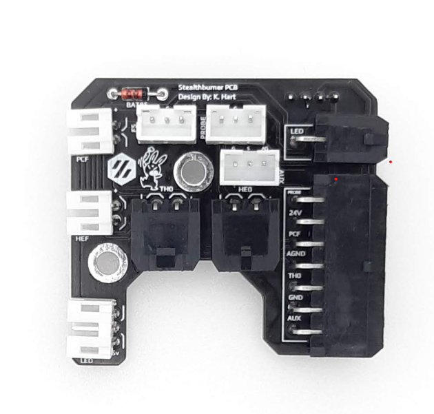Řídící deska Stealthburner Toolhead sestavená, s konektory
