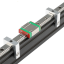 Linear guide instalation fixture - Profile cross section: 20 x 20