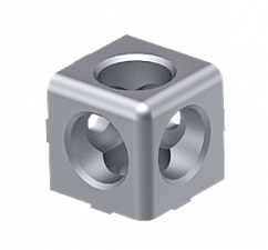 Corner connectors of profiles - cube, more variants