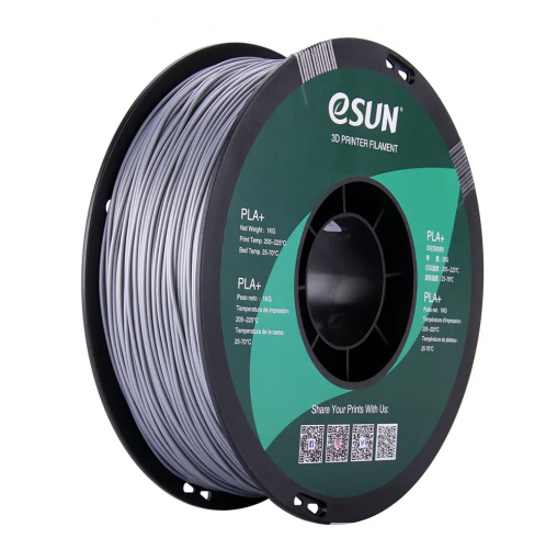 eSUN PLA+ filament stříbrný (1,75 mm; 1 kg)