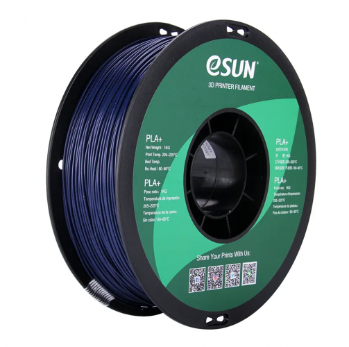 eSUN PLA+ filament tmavě modrý (1,75 mm; 1 kg)