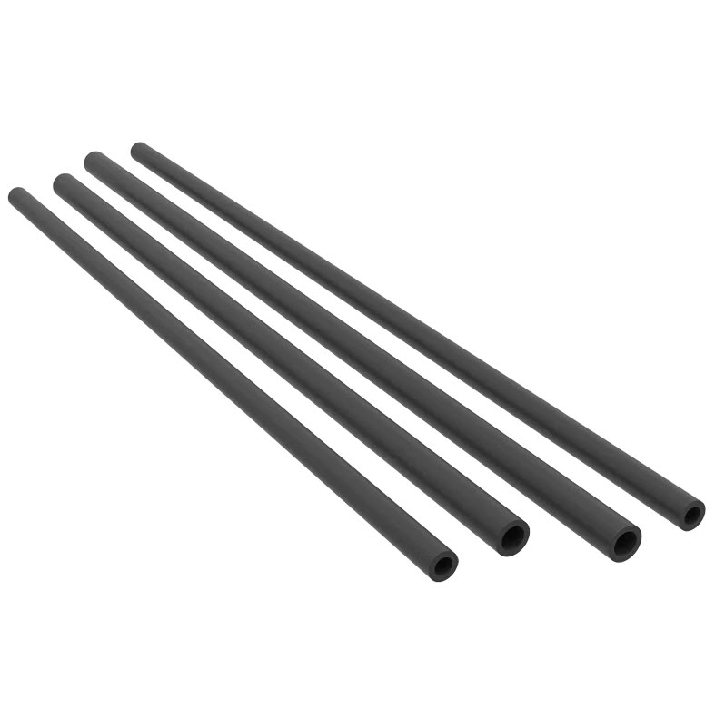Karbonové tyče pro delta konstrukci - Dĺžka: 200 mm, Vnejší priemer: 5 mm, Vnútorný priemer: 3 mm