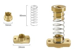 Bezvůlová trapézová matice T8 x 8 mm