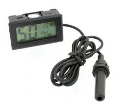 Digital thermometer and hygrometer with probe FY-12