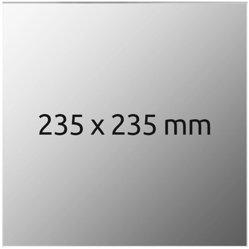 Tisková podložka 235x235 mm - zrcadlo