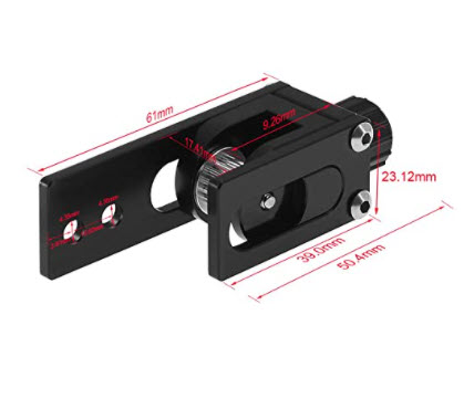 Napínák řemene pro Ender 3, profil 2020, stranový