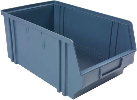 Stackable plastic tray