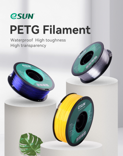 eSUN PETG filament šedý (1,75 mm; 1 kg)