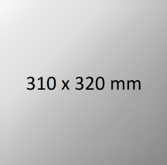 Mata do druku 310x320 mm - lustrzana