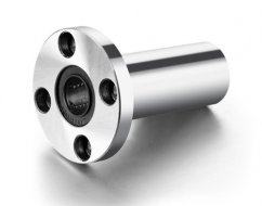 Linear bearing with round flange LMF