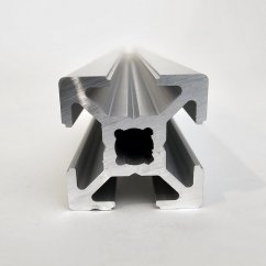 Hliníkový profil 20x20 drážka 6 mm; s přířezem