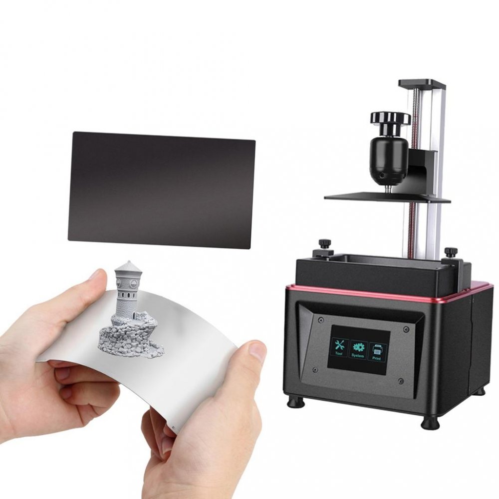 Magnetická podložka pro SLA 3d tiskárny - 202 x 128 mm,Magnetická podložka pro SLA 3d tiskárny - 202 x 128 mm